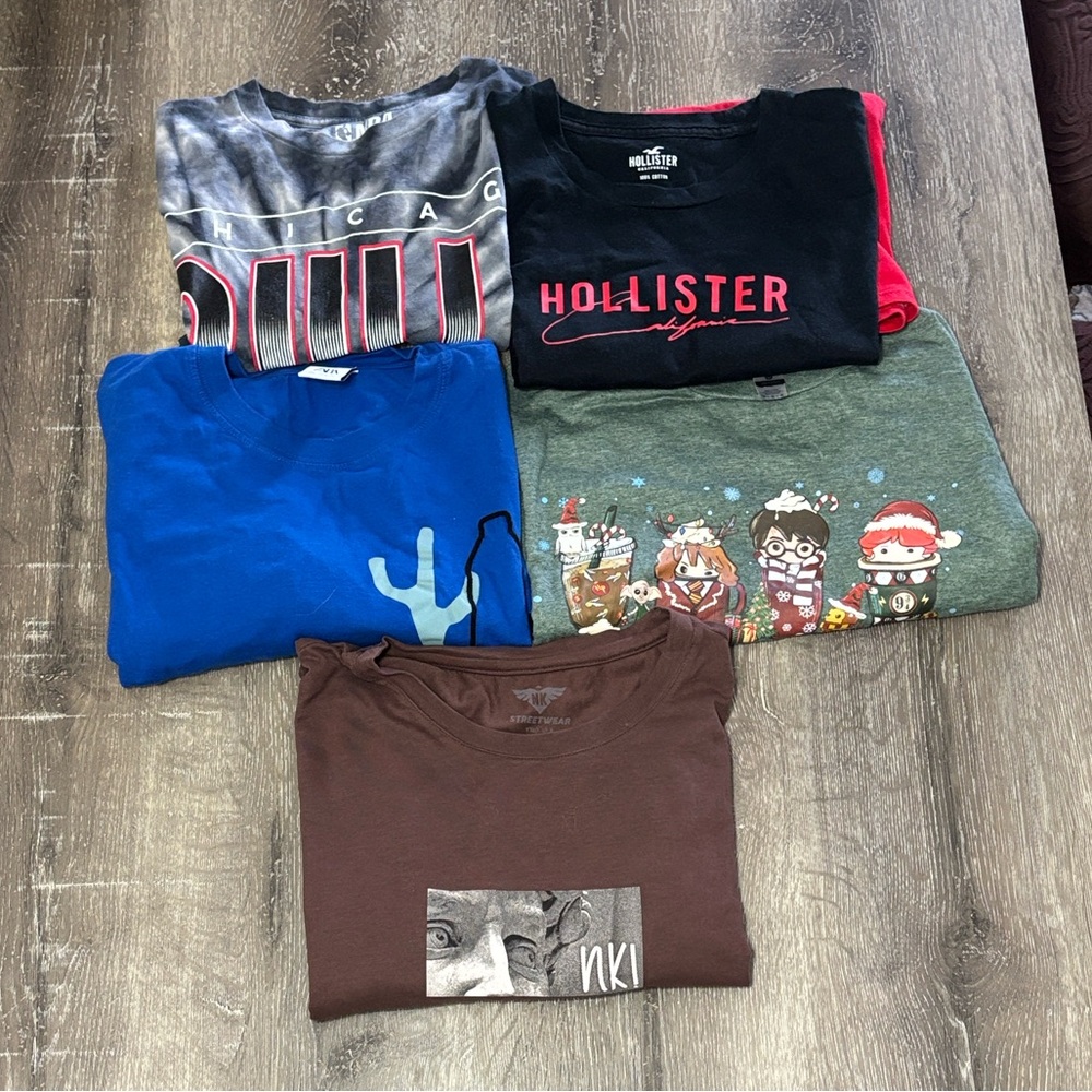 Different brands T-shirts